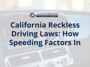california reckless driving speed