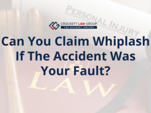 Can You Claim Whiplash If the Accident Was Your Fault