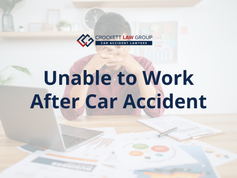 Unable to Work After Car Accident