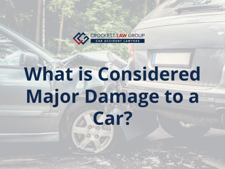 What is Considered Major Damage to a Car