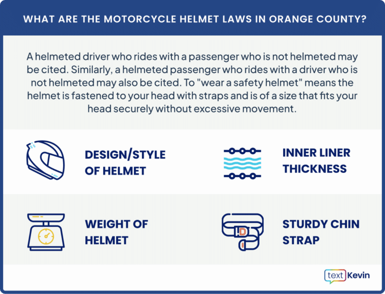 What Are The Motorcycle Helmet Laws In California?