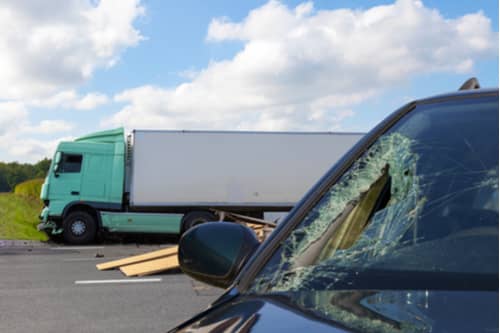 Photo of a damaged car