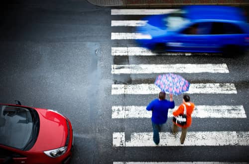 pedestrian crossing, Victorville pedestrian accident lawyer concept