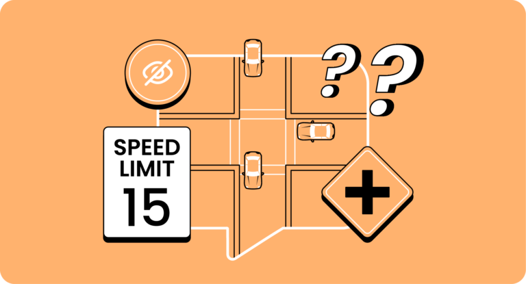 At a Blind Intersection What Is the Speed Limit